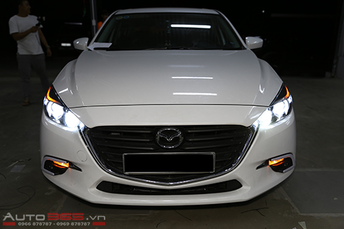 Mazda 3 Độ đèn bi xenon - Full Led - Tăng sáng tại Auto365